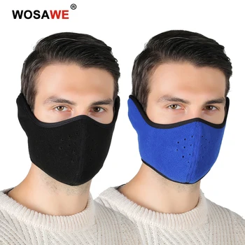 

WOSAWE Motorcycle Face Mask Winter Face Shield Thermal Keep Warm Windproof Motocross Skiing Skating Snowboard Face Masks