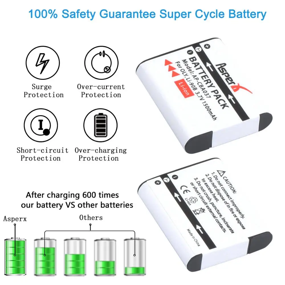 4pc 3 7 V 1500mAH Li 90B ion аккумулятор для Olympus XZ 2 SH 50 1 SP 100 TG4 TG3 TG2 TG1 iHS XZ2 камера|Цифровые
