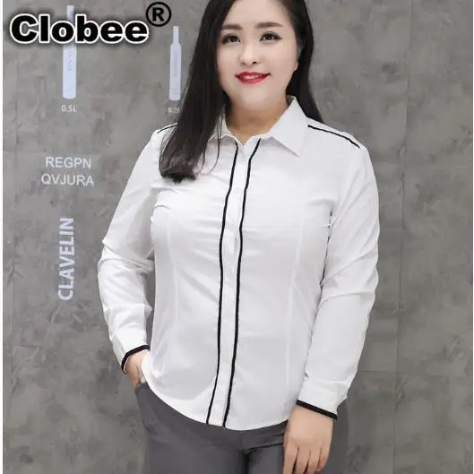 Fashion Women Blusas Shirts 2020 Elegant Ladies Long-sleeved OL Blouse Shirt white Paatchwork work wear slim Tunic M316 | Женская одежда