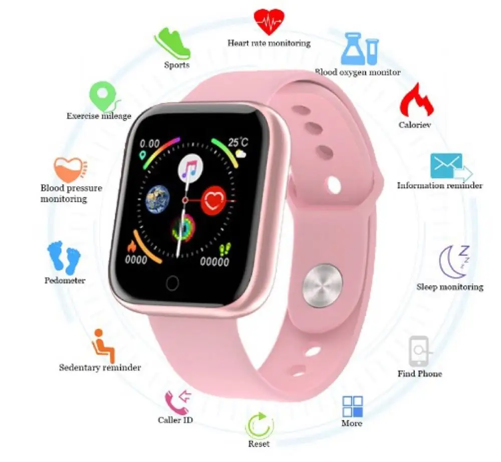 Умный браслет с пульсометром 3 цвета|Спортивные игры| |