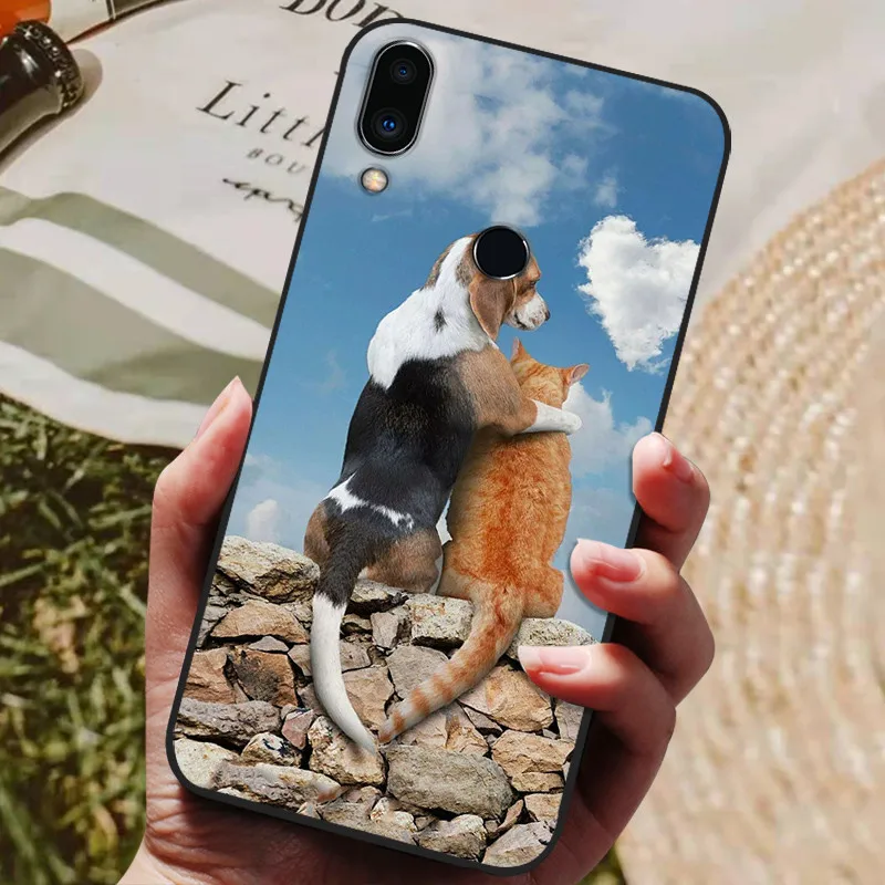 For Meizu Note 9 Case Wolf Cartoon Silicon Soft TPU Back Cover For Meizu Note 9 Phone Cases for Meizu Note9 Fundas Coque Capa 