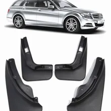 Оригинального качества Брызговики подходят для 2011 2012 2013 Mercedes Benz C Class S204 для автомобиля с кузовом Универсал