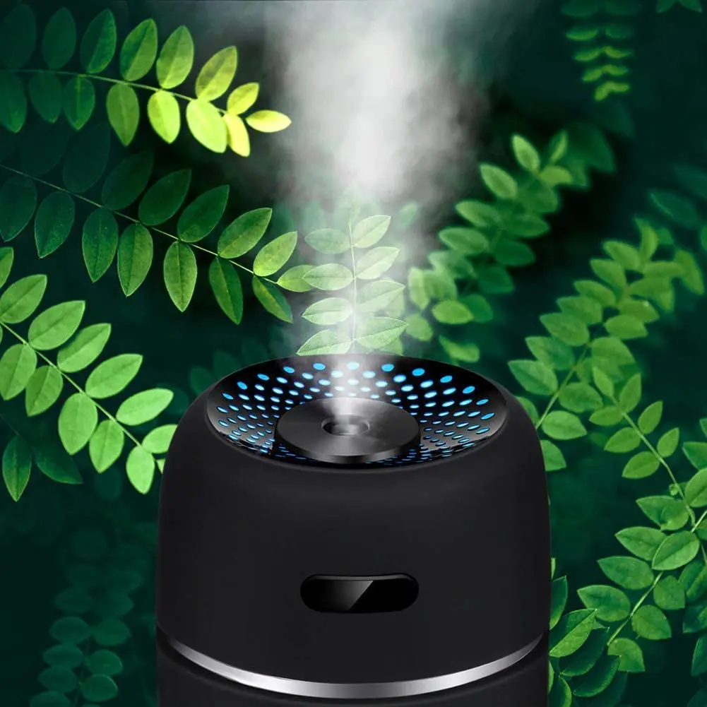 USB Mini Air Diffuser Humidifier with 7 LED Colors Home Office Hotel Portable Two Modes Support Droshipping