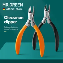 Щипчики для вросших ногтей MR.GREEN, резак для ногтей, инструменты для педикюра из нержавеющей стали, коррекция толстых ногтей на ногтях глубоко в канавках Щипчики для вросших ногтей MR.GREEN, резак для ногтей, инструменты для педикюра из нержавеющей стали, коррекция толстых ногтей на ногтях глубоко в канавках