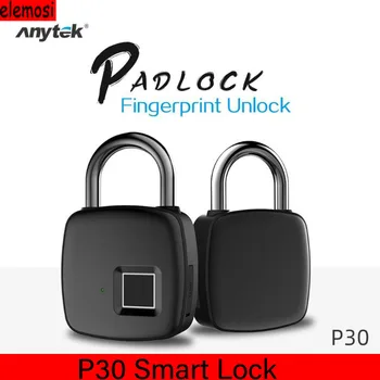 

Anytek P30 Keyless Fingerprint Lock USB Charge IP54 Waterproof Safe Rechargeable Electric Door Lock For Backpack Luggage 508DPI