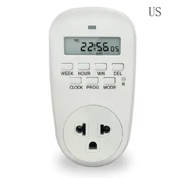 

Digital Timer Switch Energy Saving Clock Smart Power Socket EU/US/UK Plug M17E