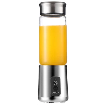 

380Ml Portable Juicer Multifunction Cut Mixer Usb Charging 6 Blades Blender Juice Cup Fruit Extractors Juice Maker