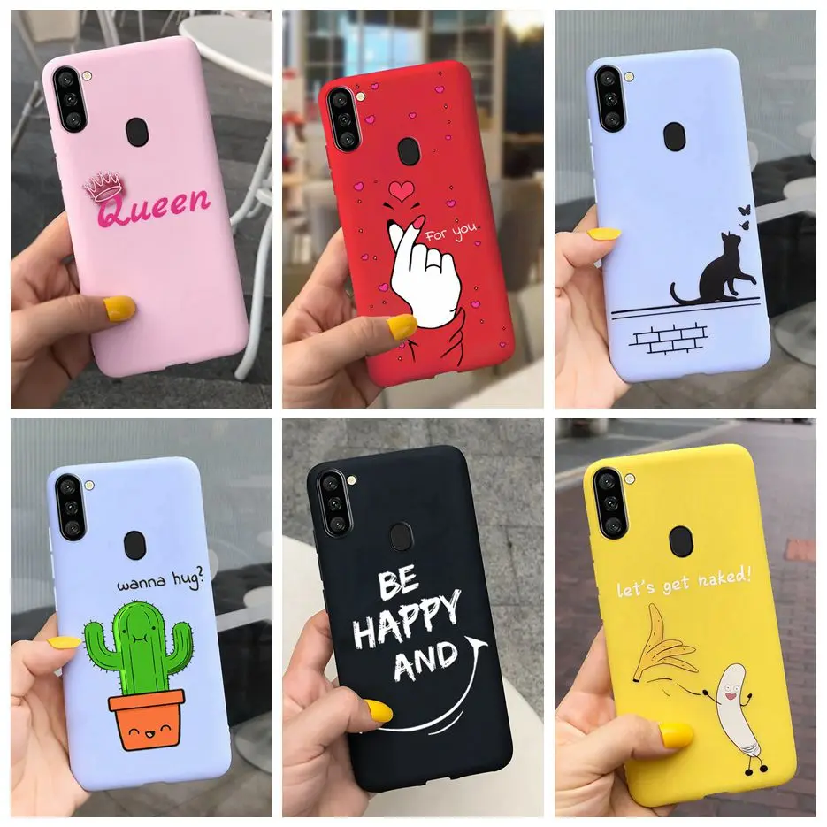 Per Samsung Galaxy A11 Custodia M11 Custodia Morbida In Silicone Tpu Fundas Per Samsung A11 A 11 Galaxy M11 Cover Posteriore Paraurti Coque