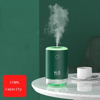

370ML Mini Colorful Humidifier USB Portable USB Air Humidifer Aroma Diffuser Car Mist Maker Aromatherapy Humidifiers for Home