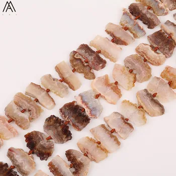 

Full Strands Natural Citrines Quartz Slice Spacer Beads,Drilled Quartz Crystal Slab Beads Pendant Jewelry Findings EF-CT-332AMGE