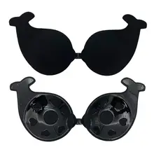 Многоразовые силиконовые накладки на соски Стикини наклейки клей подтяжка груди до ленты пуш-ап невидимый бюстгальтер Дельфин Кэш Teton 2 шт./пара