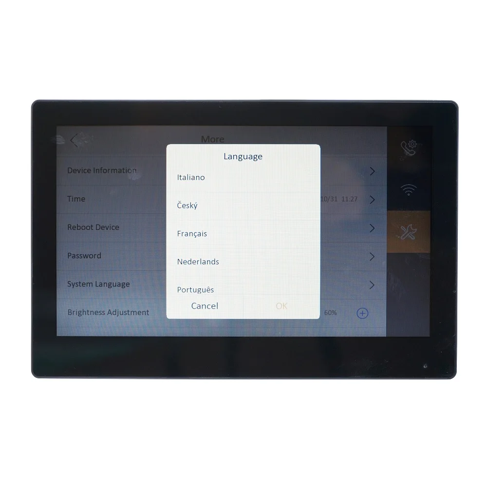 HIK оригинальная международная версия многоязычный DS KH8520 WTE1 внутренний монитор