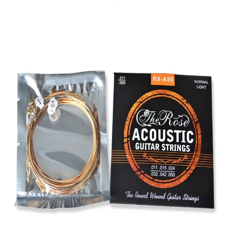 New 6 or 12 Guitar string electric Acoustic Classical musical Stringed instruments guitarras oem Rose guitar parts& accessories