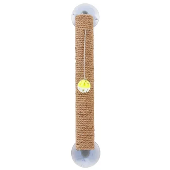

Cats Scratch Column Grinding Device Sucker Cats Climbing Frame Anti-Scratch with Bell Ball Toy L5