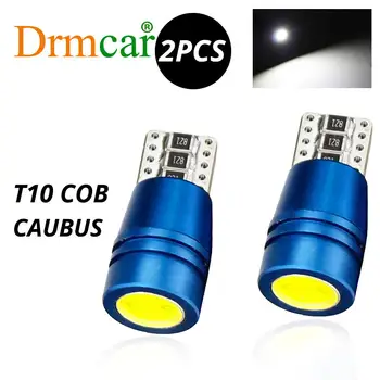 

2PCS T10 W5w Led 168 194 Car LED Canbus Free No Error Cob Chip Replacement Bulbs License Plate Lights Parking Side Signal Lights
