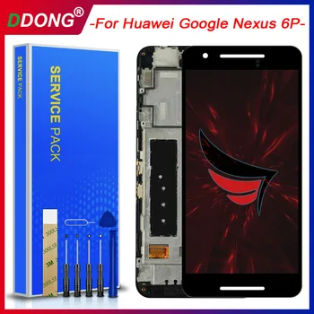 

AAA Quality For Huawei Google Nexus 6P LCD+Frame Lcd Display Screen Replacement Digitizer Assembly