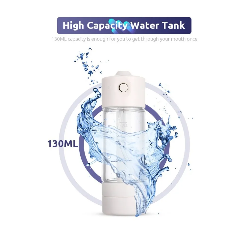Portable Oral Irrigator Dental Care Air Pressure Teeth Cleaner Water Jet Handheld Teeth Cleaning For Home And Travel