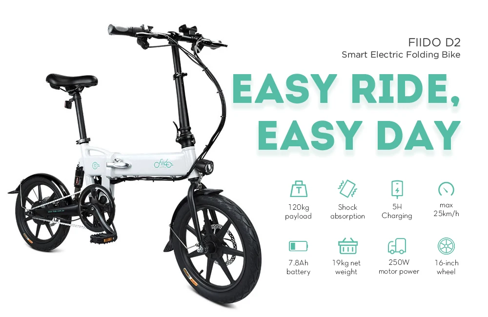 FIIDO D2S складной электрический велосипед с тремя режимами езды ebike 250 Вт Мотор 25 км/ч 25-40 км Диапазон e велосипед 16 дюймов шина Электрический велосипед