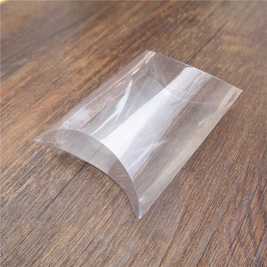 PVC clear Подарочная коробка для конфет, вечерние подарки, Подарочная коробка для конфет, 10 шт - Цвет: PVC clear