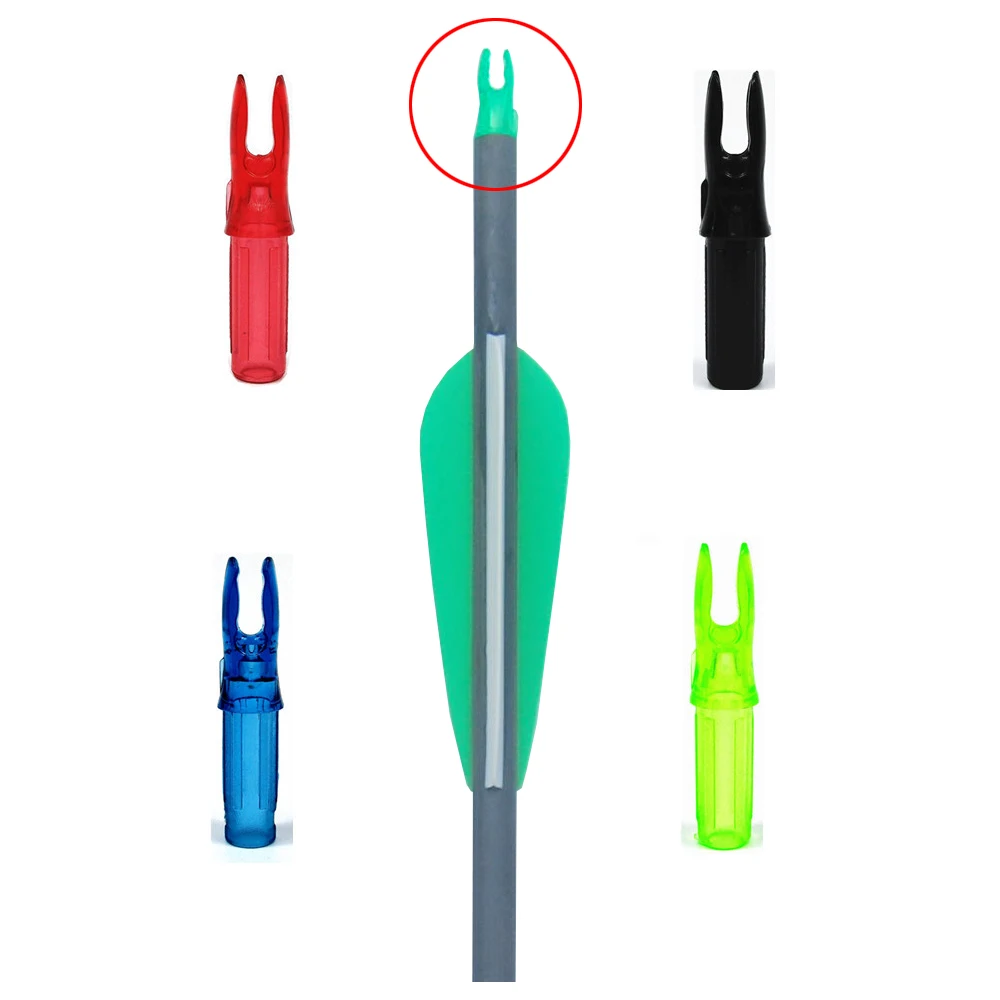 Arrow Nocks Plastic Rotated Knocks Bright Colored 50Pack/Lot Fit For 6