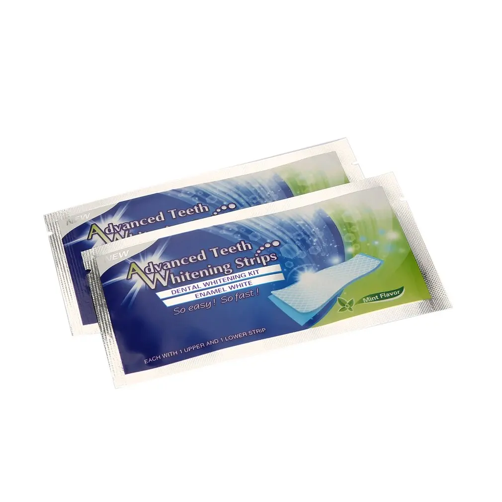 14pair Dental Materials Teeth Whitening Paste White Effects Dental Whitestrips Advanced Teeth Whitening Strips 5