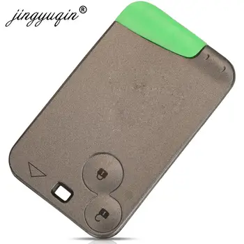 Keyforkess 10 pezzi con parola 2BTN chiave a distanza per auto Smart Card Shell portachiavi senza chiave per sostituzione Renault Laguna Espace - Jingyuqin 10 pezzi con parola 2BTN chiave a distanza per auto Smart Card Shell portachiavi
