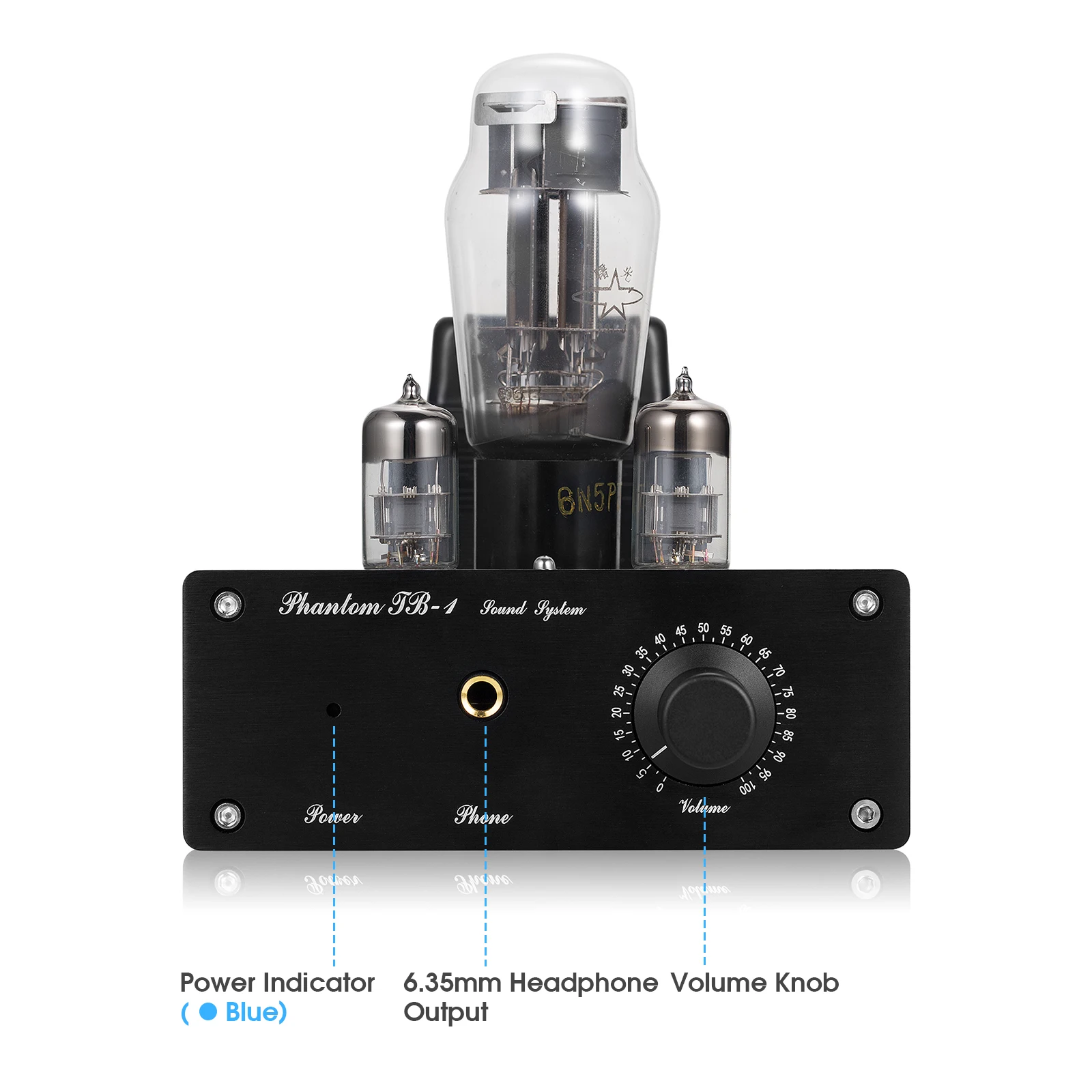 US $249.99 Nobsound HiFi Pure Class A Vacuum Tube Headphone Amplifier Home Desktop Stereo Audio Amp For Headsets