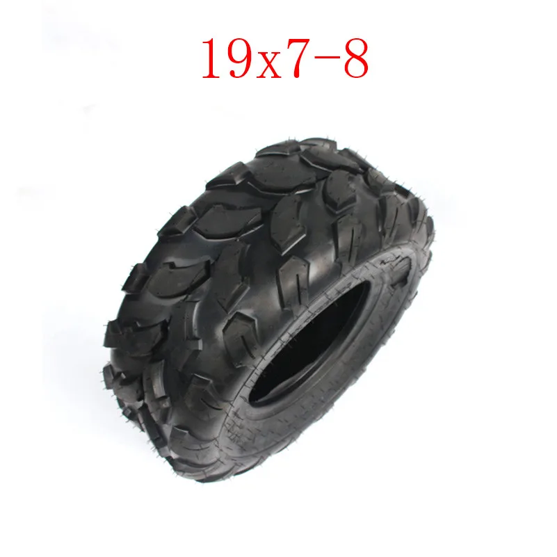 2 шт. картинг детская коляска ATV UTV 19x7-8 дюймов бескамерные шины 19*7-8 резиновые шины