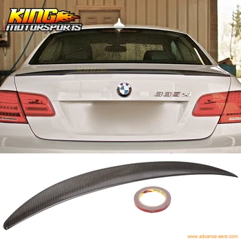 

Fit For 2007-2013 BMW 3 Series E92 2Dr P Style Carbon Fiber CF Trunk Spoiler