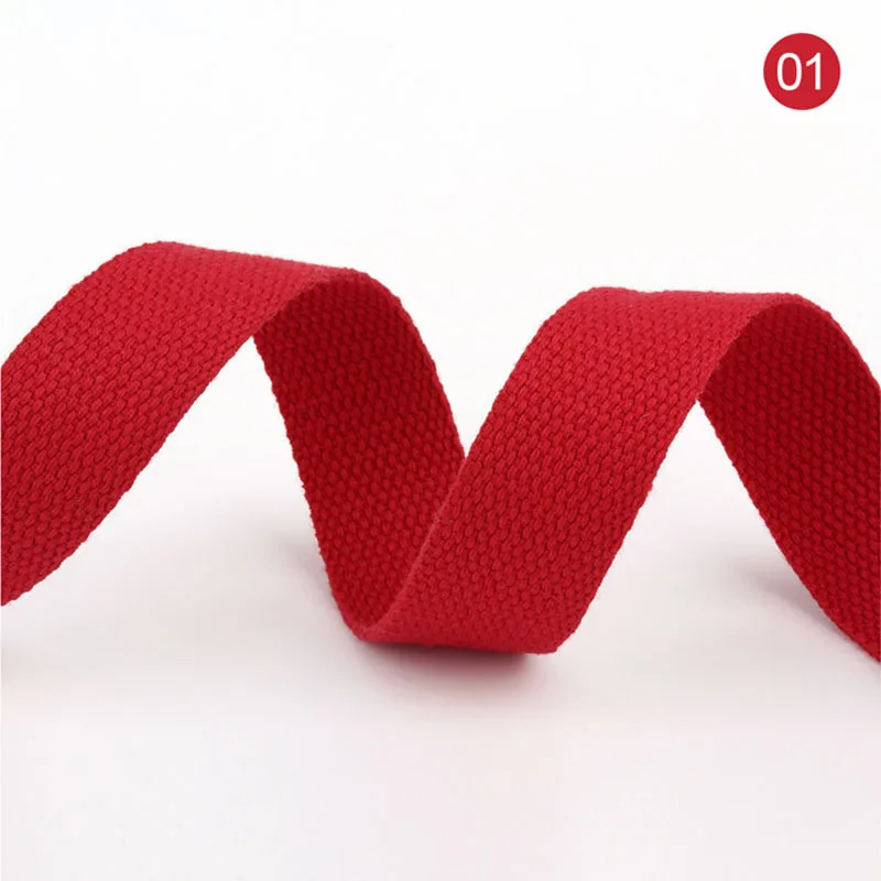 5 Yards 20mm Polyester Cotton Canvas Webbing Soft Ribbon Sewing Accessories For Bag Backpack Strap Belt DIY Handmade canvas ribbon belt canvas webbing belt polyester webbing ribbon polypropylene webbing tape