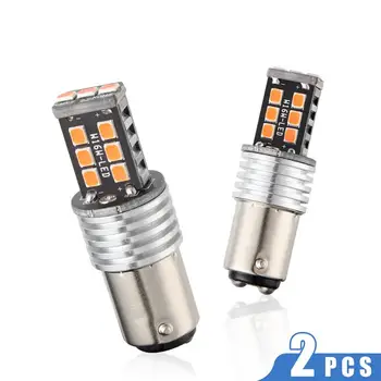 

2/1 pair 1157 2835 Chip 15SMD red Auto tail light brake lights signal light Turn Signals Bulb Car accessories