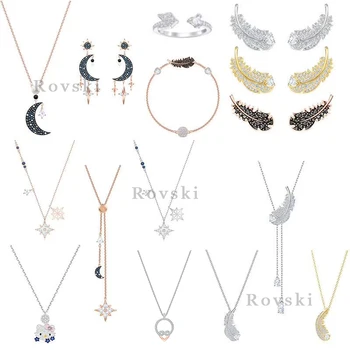

High Quality Original SWA 2019 New Fashion Personality DIY Necklace Jewelry Gift for Women Wedding Party Jewelry Free Shipping