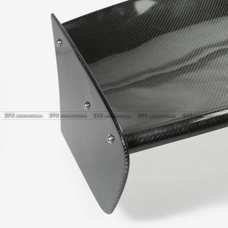 Voltex Style Universal Swan Neck GT Spoiler 1600mm x 300mm height (No Drill hole on the leg stand) CF(9)_1