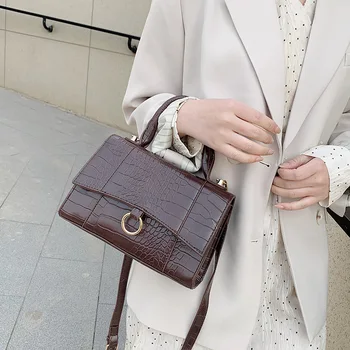 

Crocodile Pattern Women's Handbag Female Luxury designer Strap Shoulder Bag High Quality Leather Crossbody Bags Clutch Purse