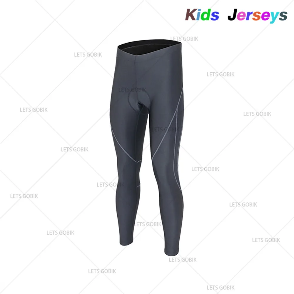 PANTS Детский весенне-осенний комплект одежды для велоспорта, детская одежда для велоспорта, дышащая одежда для велоспорта, комплекты из джерси с длинными рукавами для мальчиков - Цвет: PANTS
