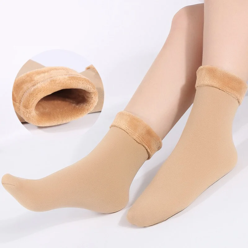 DENNYLITER/3 пары/партия,, теплые зимние женские носки, бесшовное бархатное сапоги, теплые женские носки для сна