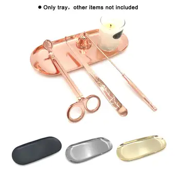 

Nordic Oval Stainless Steel Smokeless Candle Wick Bell Snuffer Home Hand Put Off Tool Kit Candle Accessories Holders Table Ornam
