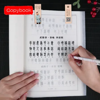 

Chinese Character Copybook Calligraphy Copybook Seal Character Caligrafia Handwriting Practice Copybook for Beginner Libros