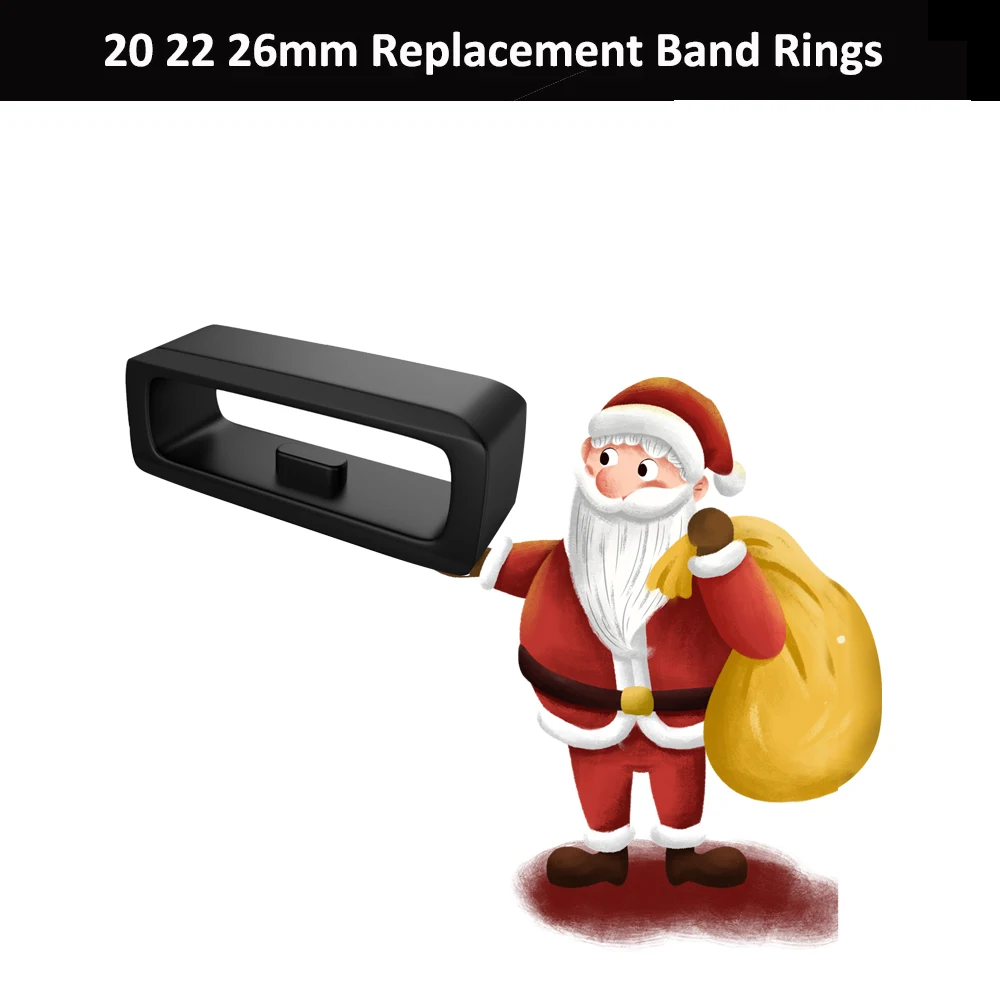 

Rubber Replacement Watch Strap Band Keeper Loop Security Holder Retainer Ring For Garmin Fenix 6X 6X 6 Pro 5X 5S 5 5 Plus 3 HR