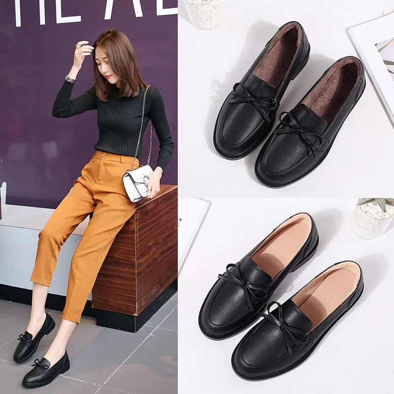 

Maggie's Walker Korean Style Ballerina Ladies Shoes Soft Bottom Women Flats Comfortable Ladies Shoes Light Driving Loafers
