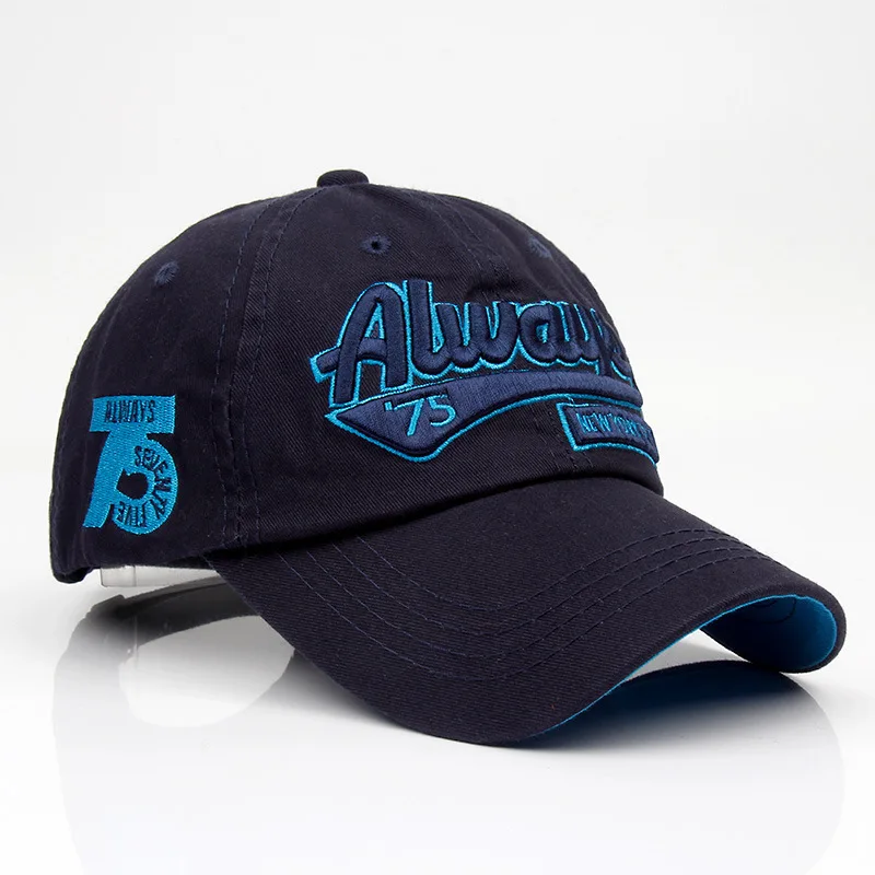 navy blue Бейсбольная кепка для женщин, мужские кепки для мужчин, стерео бейсболка с вышивкой, Кепка в стиле хип-хоп, унисекс, бейсбольная кепка - Цвет: navy blue