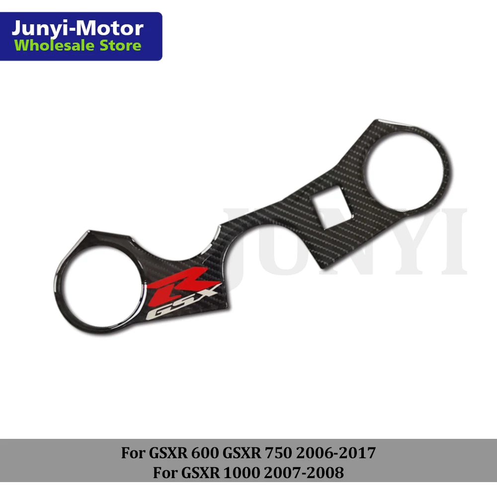Для Suzuki GSXR750 600 K6 K8 2006-2017 GSXR1000 2007-2008 GSX-R наклейка тройное дерево верхний конец