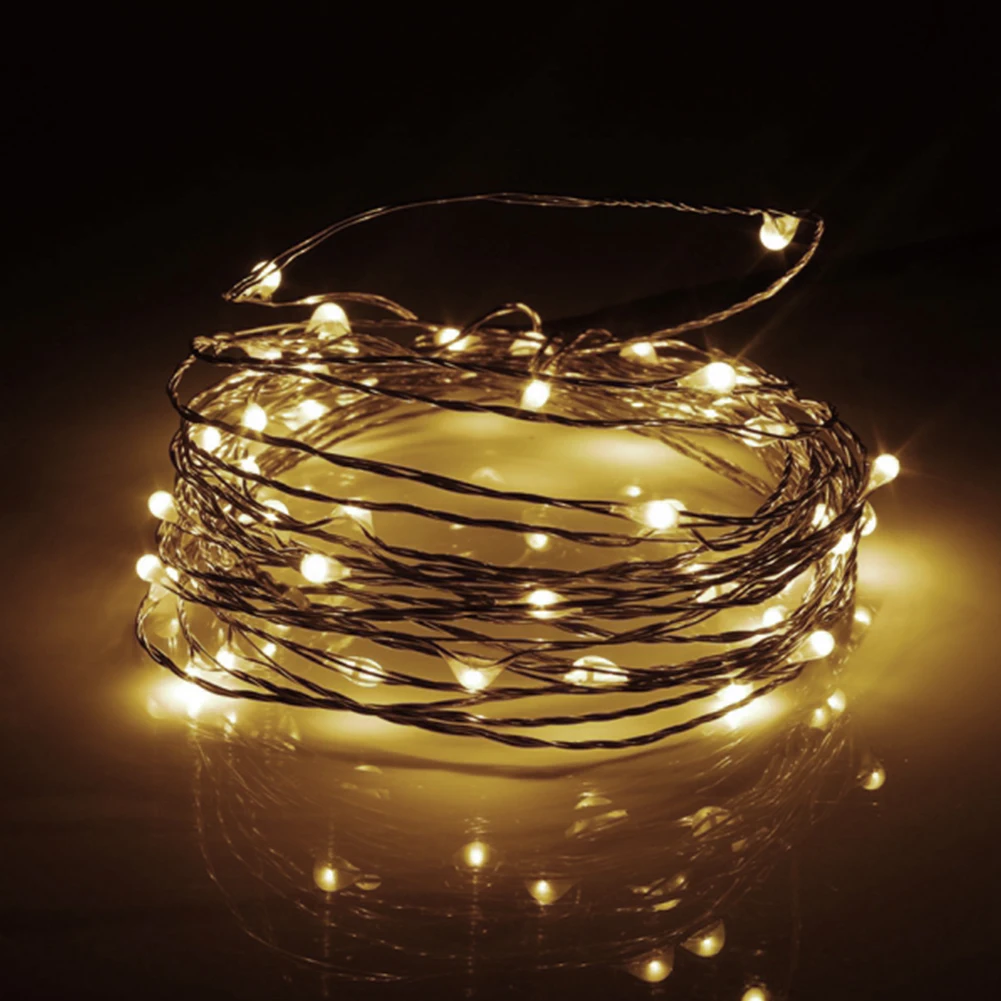

5M 50 LED USB Copper Wire LED String Fairy Holiday lighting Garland lights for Xmas Christmas Tree Wedding Party Decoration