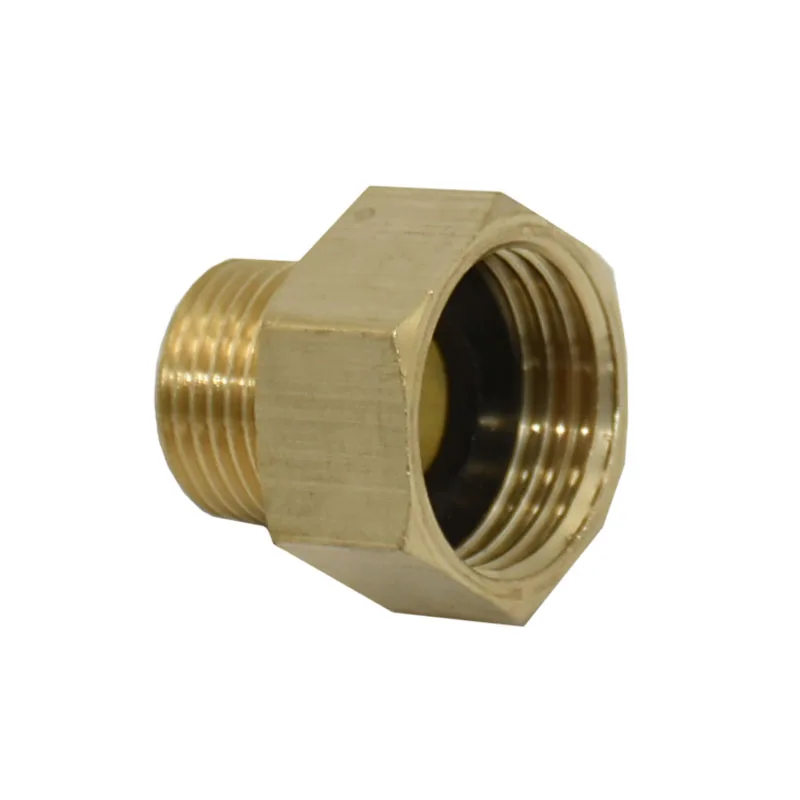 Male 3/8" to 1/2" Female Brass threaded connector hose repair Garden water tap Connector hose fittings 20pcs
