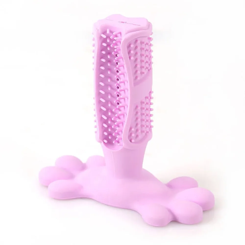 1pc Dog Chew Toy Brush Effective Toothbrush for Dogs Pets Oral Care Dog Brushing Stick Toys for Dogs Teeth Cleaning New