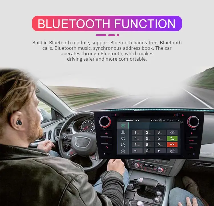 Excellent Besina 1 Din Android 9.0 Car DVD Player For BMW E90 E91 E92 E93 3 Series 4G+64G GPS Navigation Wifi Radio Multimedia Steer Wheel 9