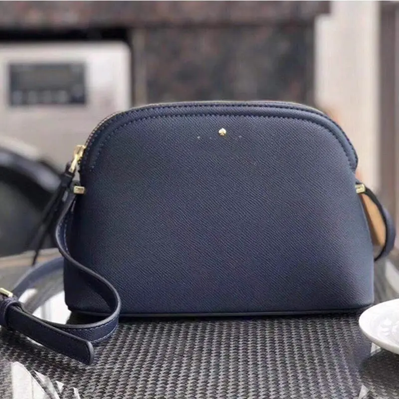 LANSUXIANG Новая модная Милая женская сумка в виде ракушки сумка для ракушек сумка-мессенджер брендовая дизайнерская женская сумка на плечо - Цвет: Темно-синий