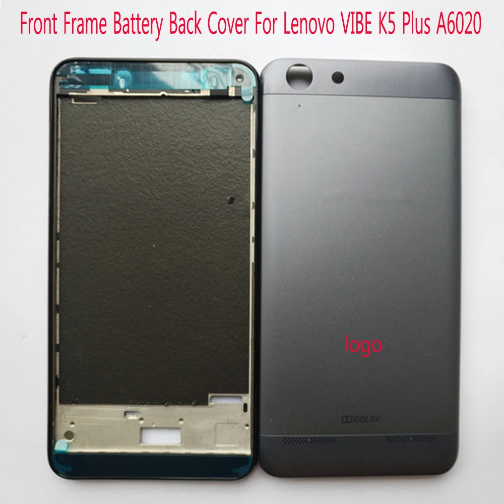 Крышка аккумулятора для Lenovo VIBE K5 Plus / A6020 A6020a40 Lemon 3 K32 передняя рамка с кнопками