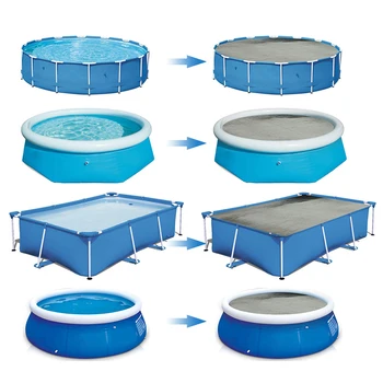 

Swimming Pool Cover Waterproof Rainproof Anti-sunburn Dust Cover Keep Water Cool 200X400cm Outdoor Accessories TB Sale