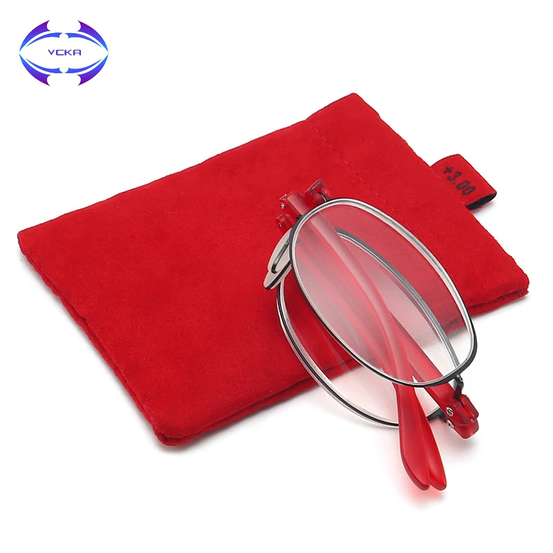 VCKA Интеллектуальный зум прогрессивные очки для чтения Fold TR90 Коммерческая дальнозоркость мульти-фокальные анти-голубые лучи очки